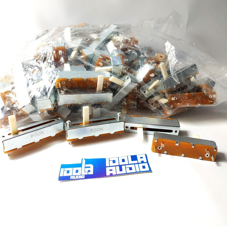 Potensio Geser 50K Besi 5 cm Potensiometer Geser Besi 50 K