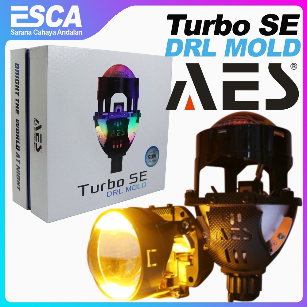 Bi-LED AES Turbo SE DRL Mold | Best 2,5" LED Projector Whith DRL Sign | Projie Biled AES Turbo SE DRL Mold 2.5 inch Premium LED Projie