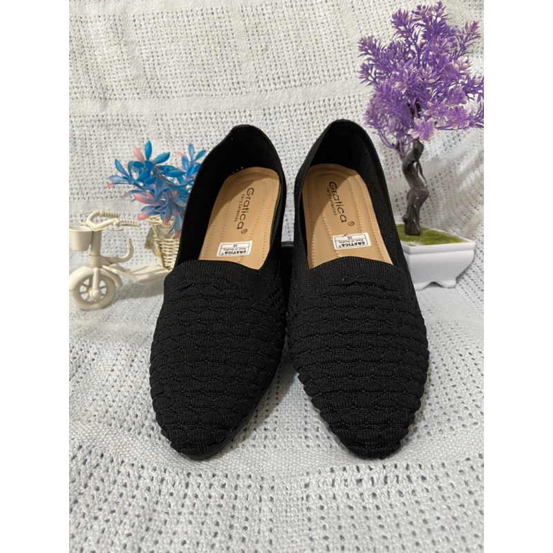 SepatuWanita,FlatShoes/GRATICA/Rajut,KualitasTerbaik