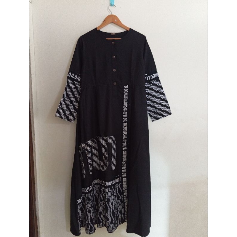 Gamis merk Sogan Batik Preloved