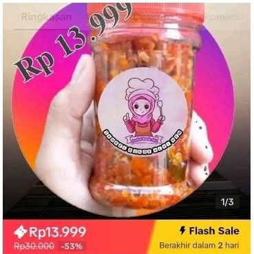 

[♠J15➢] PROMO SAMPAI BESOK (sambal bunda Alfi 150 gram) Ayo Beli