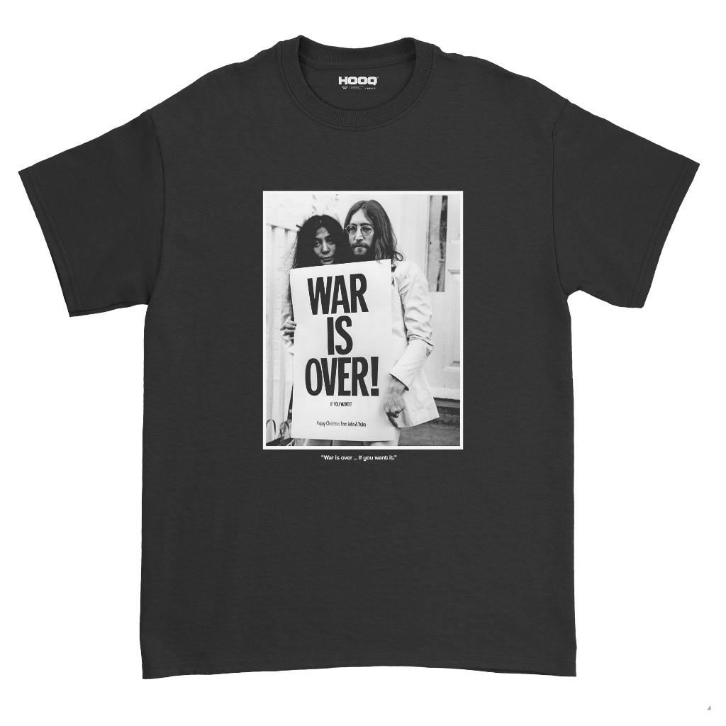 ( COD ) KAOS BAND JOHN LENNON - WAR IS OVER / UNISEX / BAJU JOHN LENNON / T-SHIRT JOHN LENNON