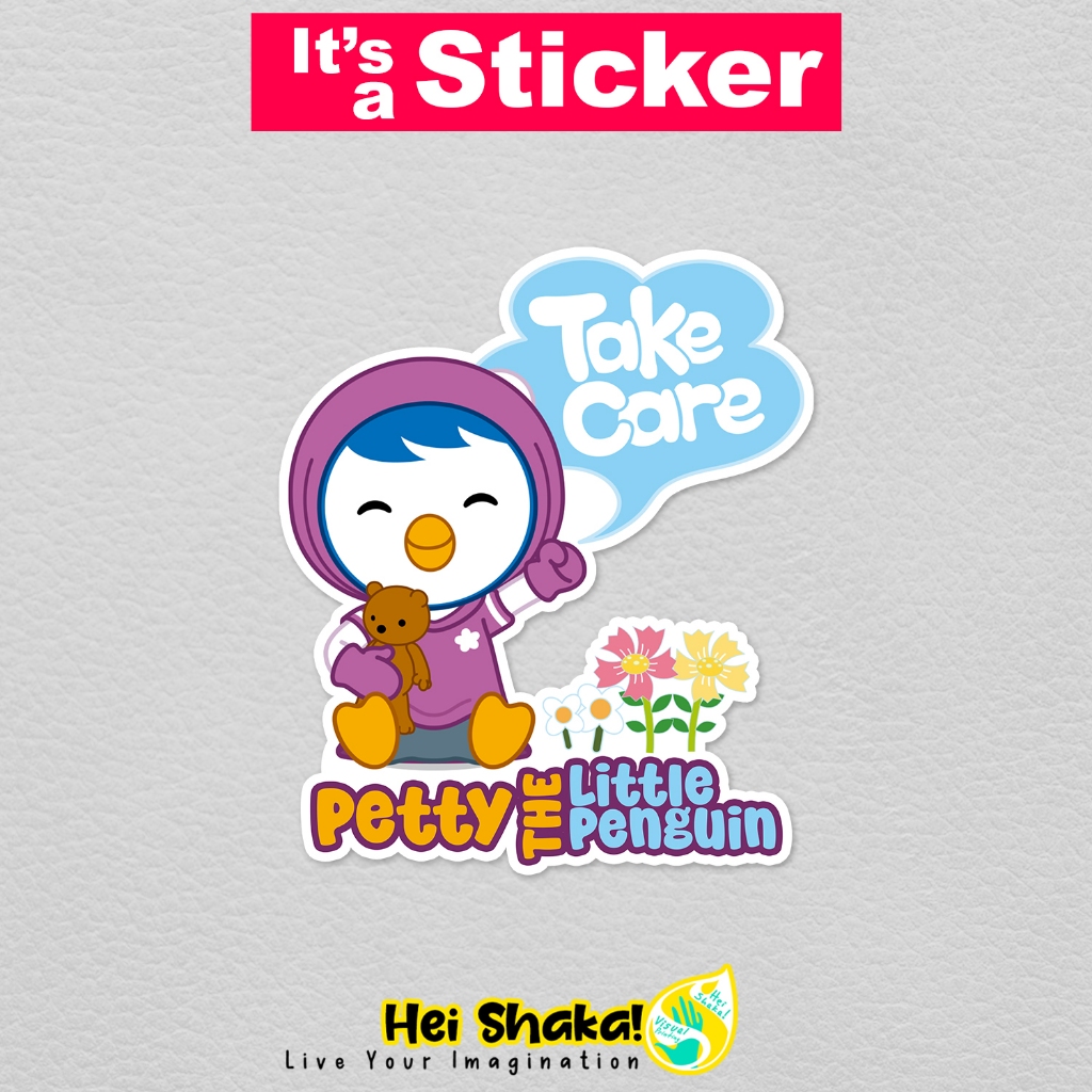 

Stiker Petty The Little Penguin Pororo Sticker Kartun Anak Bahan Vinyl Anti Air