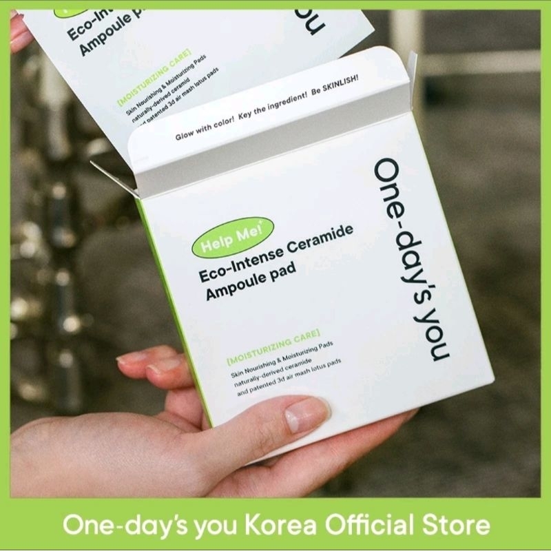ONE DAY'S YOU Handy Help Me Eco-intense Ceramide Ampoule Pad Pelembab Korea Harian (1 Box)