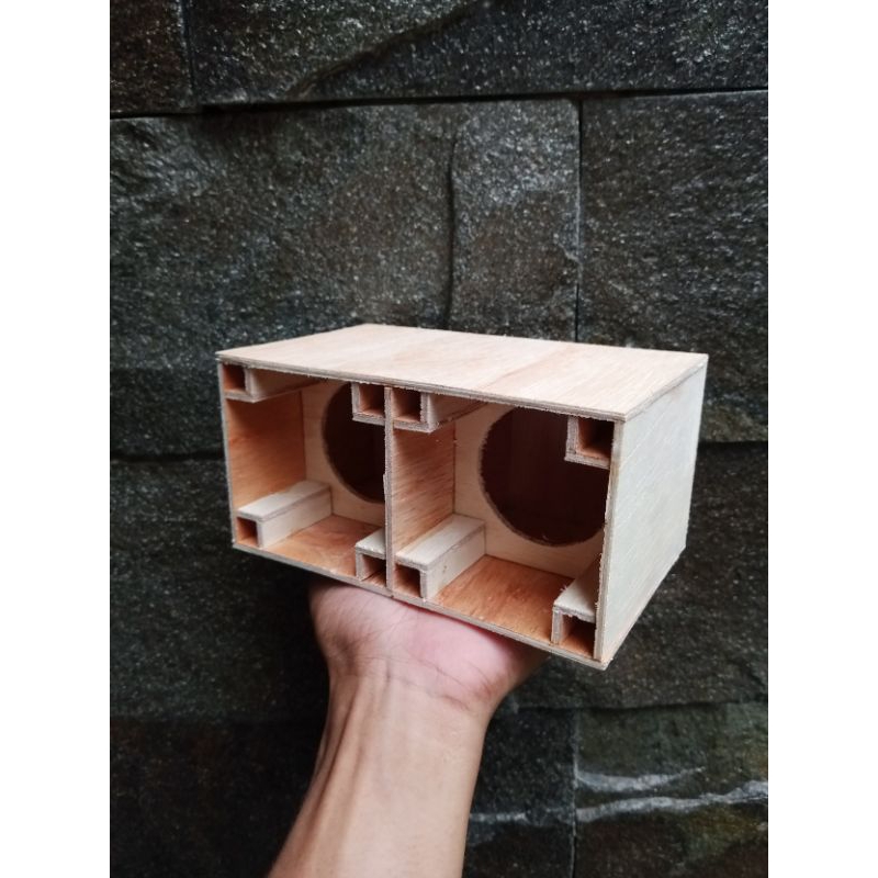 Box speaker miniatur plannar double 2 inch