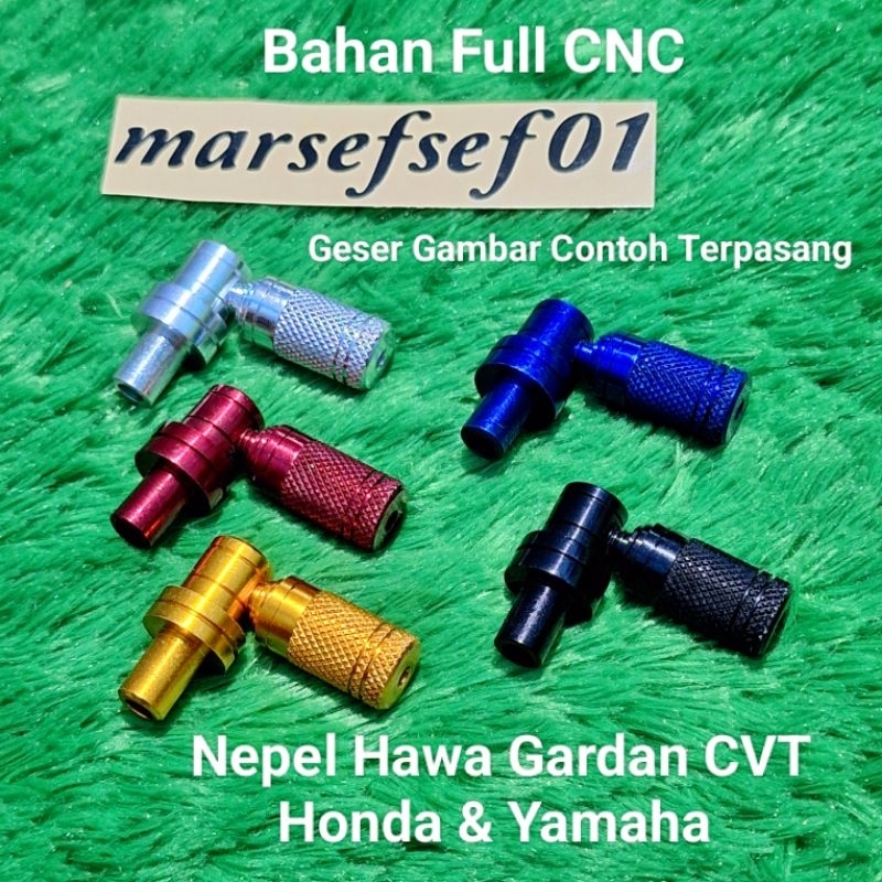 Nepel Tutup Hawa  CVT CNC Honda Beat Scoopy Vario Spacy  Airblade Yamaha Mio Nouvo Soul MX Fino Aero