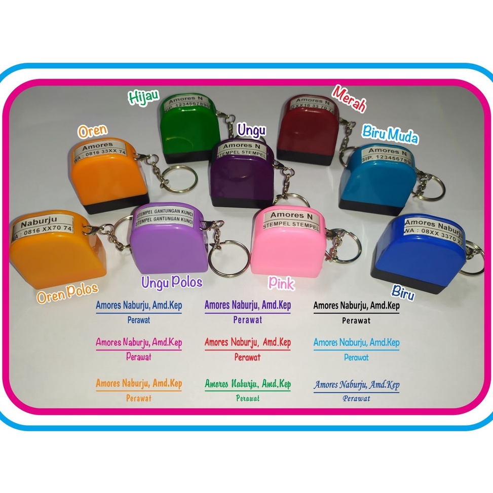 

Pasti Murah❂ STEMPEL NAMA | DOKTER | BIDAN | PERAWAT | NIP | NAMA NOMOR HP | JABATAN nsl7c