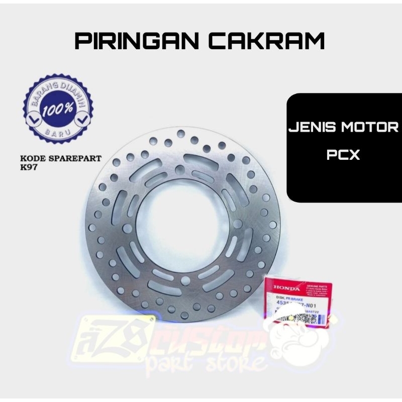 PIRINGAN CAKRAM PIRINGAN CAKRAM DEPAN PCX 150 NEW PCX 150 2018 ABS CBS LOKAL