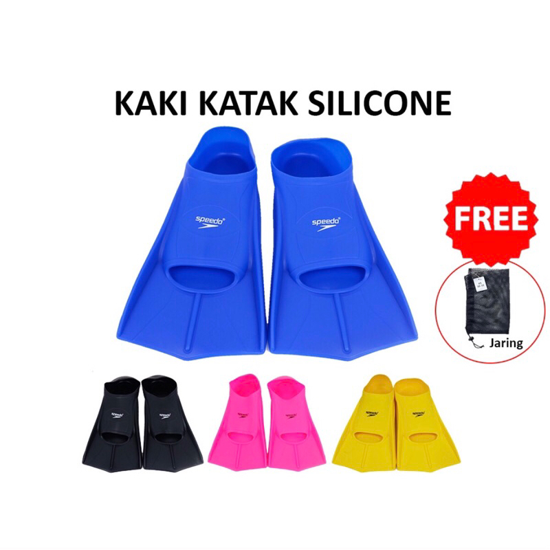 Kaki Katak Renang Anak Dewasa Sepatu Katak Fin Diving Snorkeling