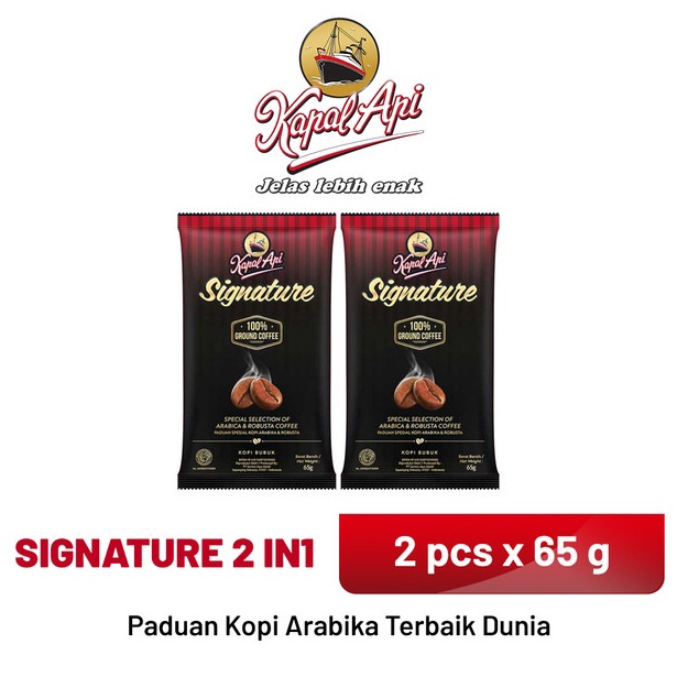 

[COD SB56] KAPAL API Signature 2 X 65 gr Grosir