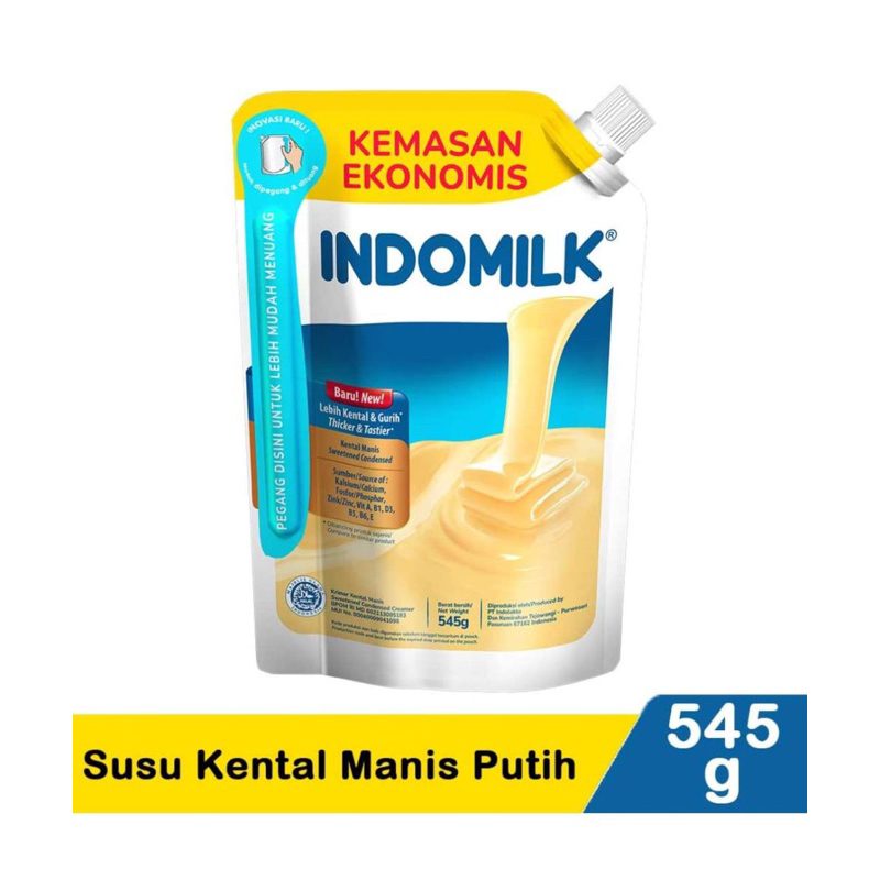 

INDOMILK susu kental manis putih 545g free sembako
