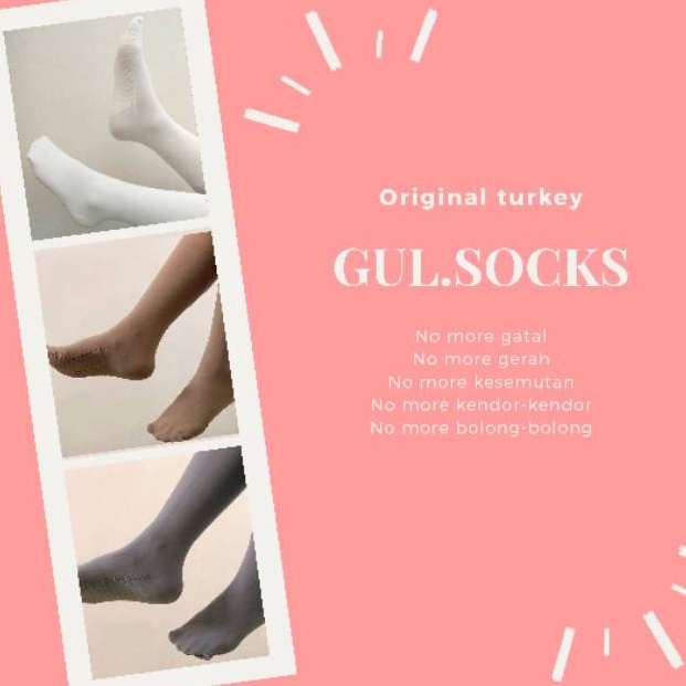 Kode KOU112 Kaos kaki antislip Gul.socks