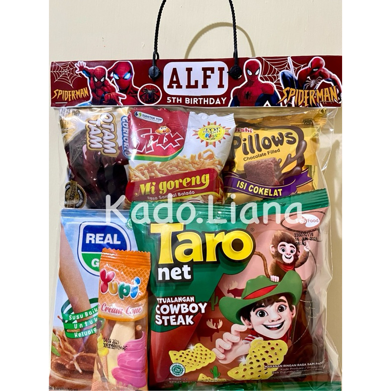 

Bingkisan Ulang Tahun Anak Murah / Snack Ulang tahun Anak / Susu Bantal / Bingkisan Ulang Tahun Susu Murah / Syukuran / Tedak Sinten / Sunatan / Natal / Gift box