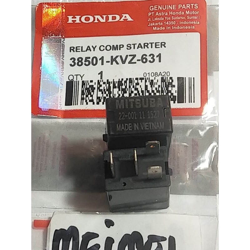 relay starter kaki 4 beat fi,esp,pop,street Scoopy fi KVZ ( tinggi)