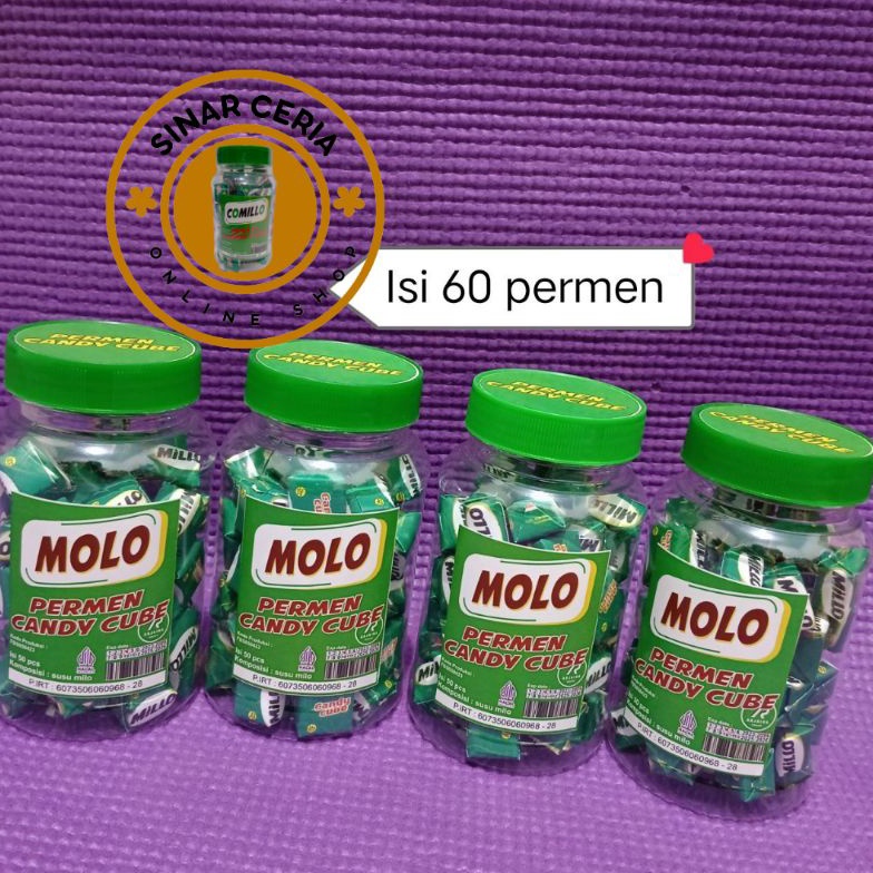 

[QHN50] permen viral millo MILO MOLO obral isi 60 pcs 63