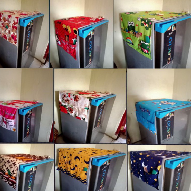 murah TAPLAK KULKAS KAIN MINIMALIS belkang