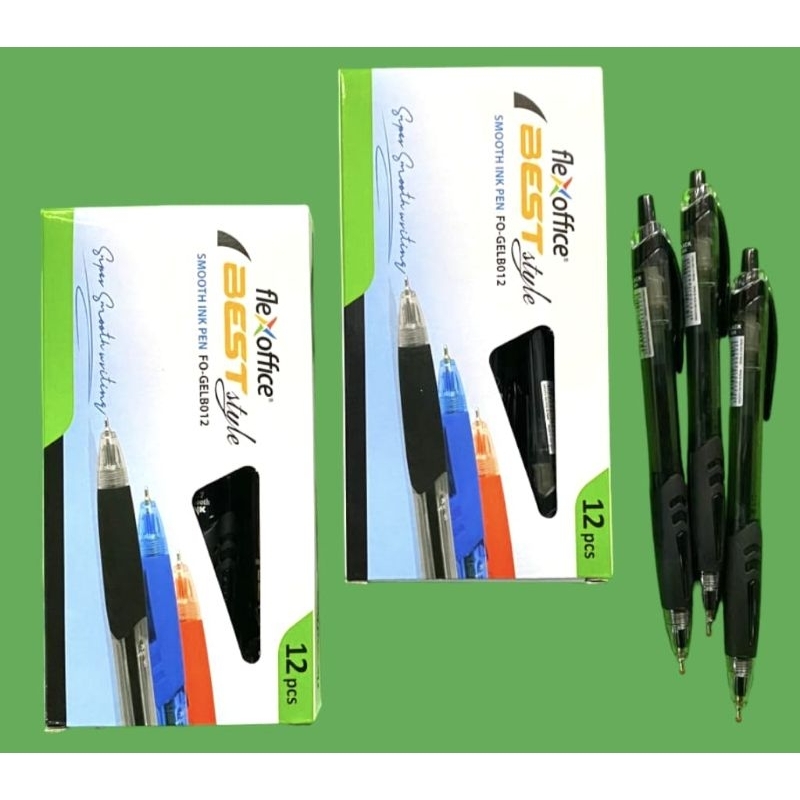 

PULPEN GEL FO-BO12 CETREK/FLEXOFFICE/HITQM/0.7/12 PCS