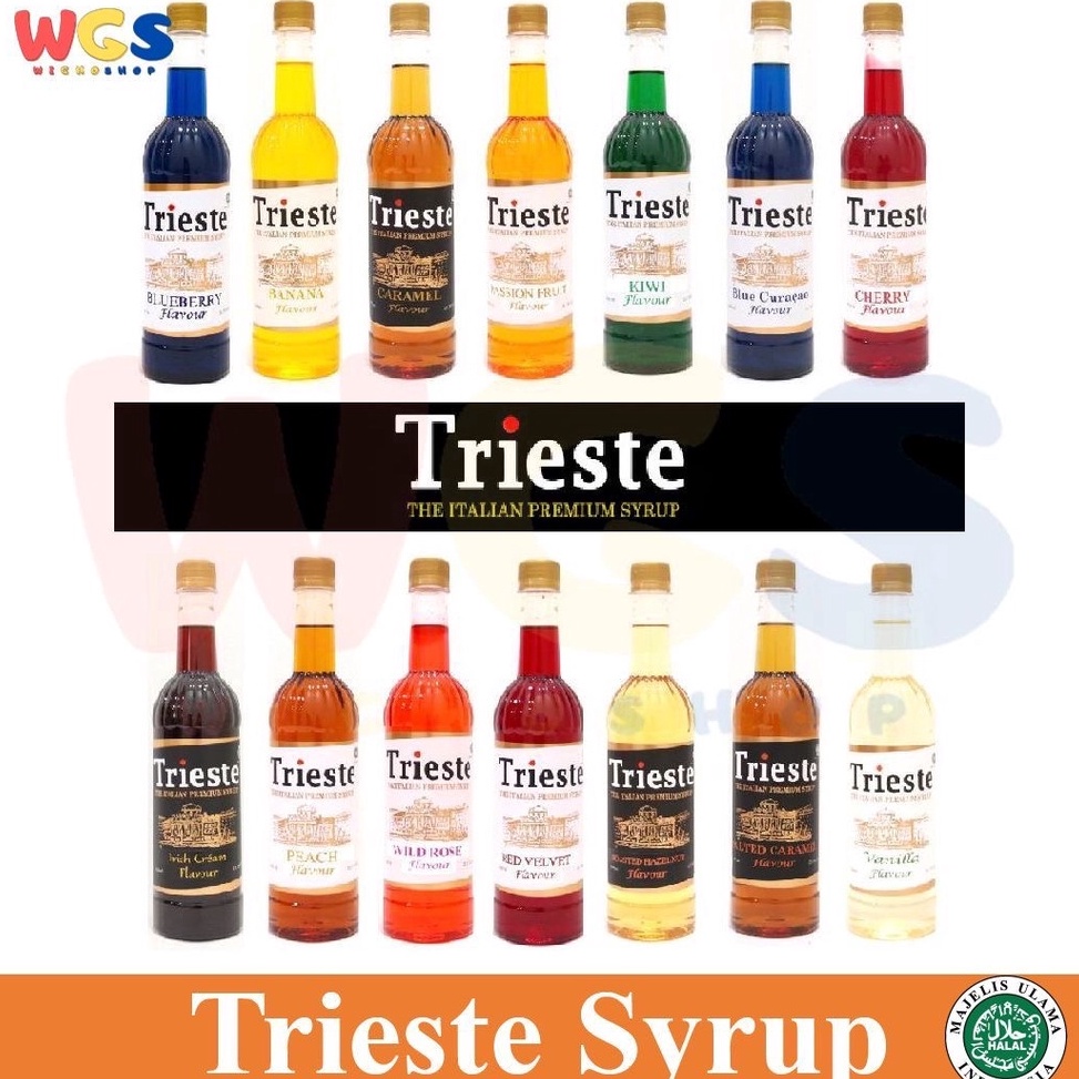 

Produk✱ Trieste Premium Syrup 650 ml - Aneka Varian Rasa - Halal MUI 67