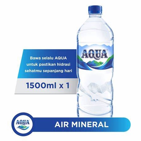 

[RGL62] AQUA 1500 ML AIR KEMASAN ISI 12 BOTOL PER DUS Harga `)