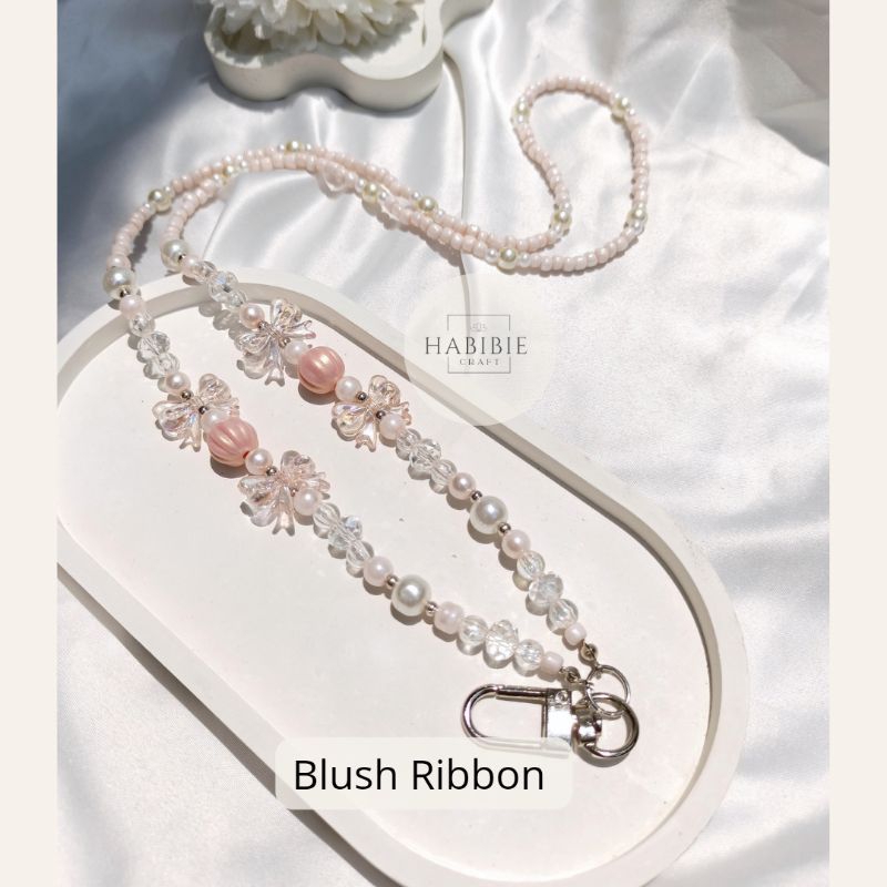 

LANYARD MANIK BY HABIBIE CRAFT KALUNG NAME TAG KARTU ID CARD PODS STRAP BEADS GEMES LUCU KOKEKINIAN