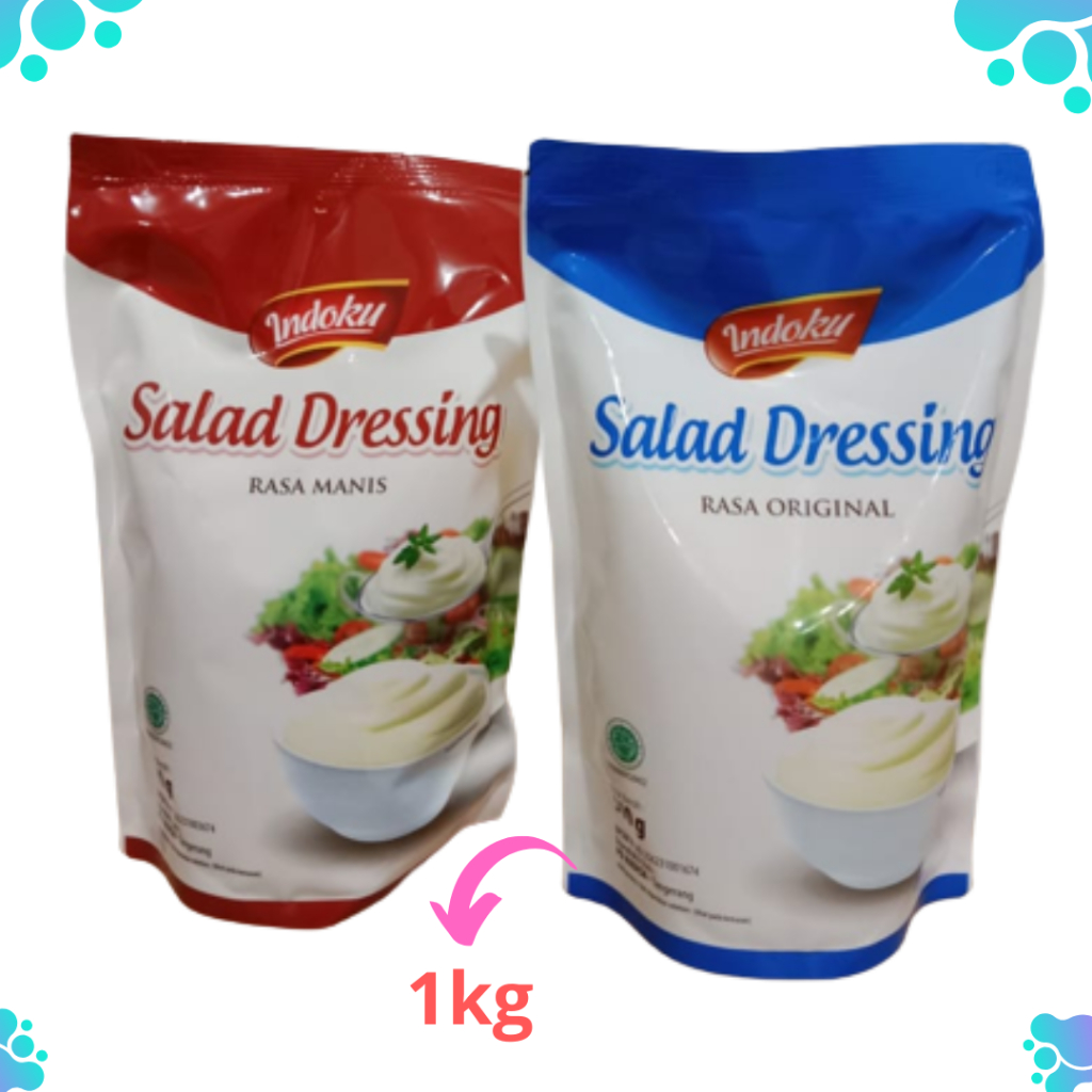 

Mayonaise Indoku (1kg) - mayones- dressing salad - bahankue