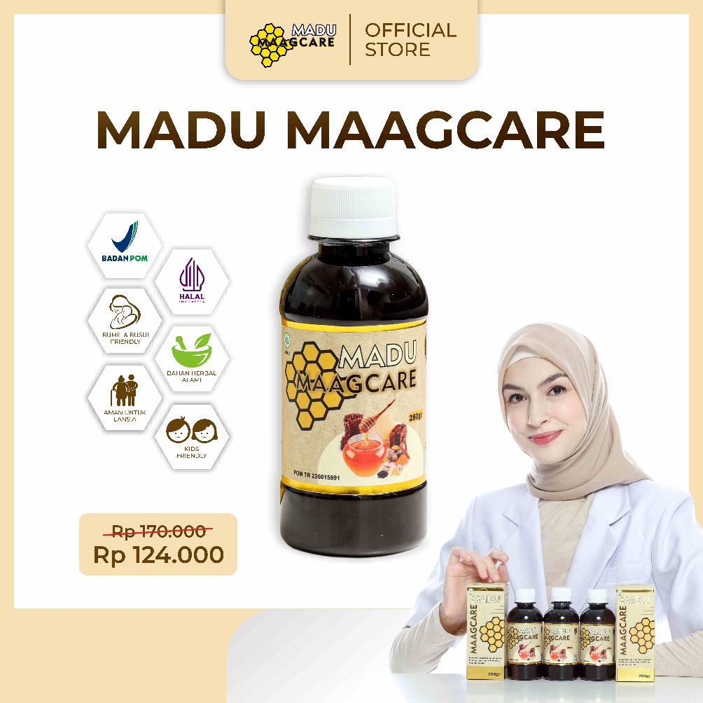 

HCJ Maagcare Madu Herbal Asam Lambung Obat Maag Kronis Gerd Kronis Asli BPOM Harga Oo