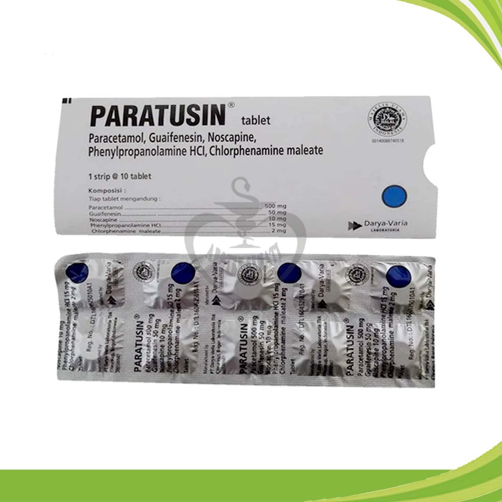Paratusin Tablet Meringankan Demam Batuk Pilek