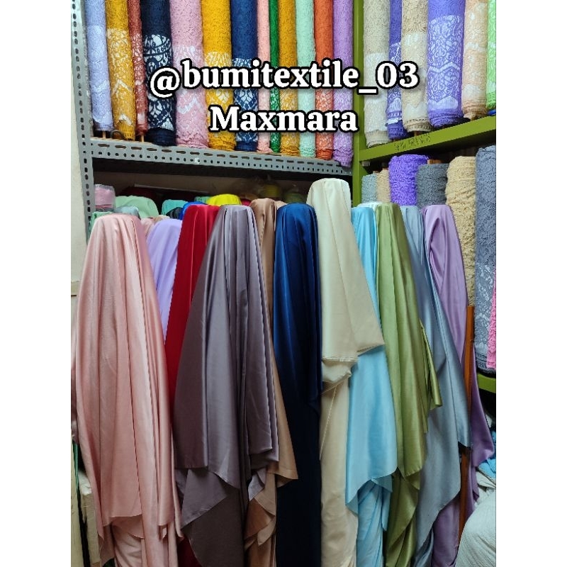 Kain Satin Maxmara Premiun | Maxmara Polos