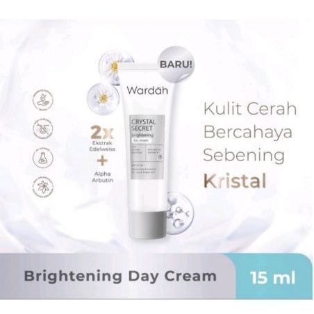 Wardah day cream crystal secret 15ml (Brightening Day Cream)