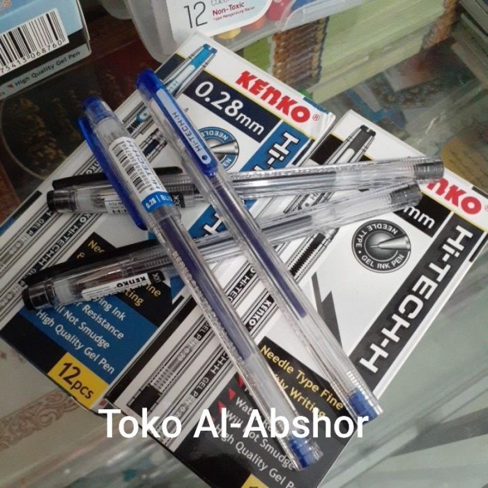 

Hi-TECH-H 0.28 mm Polpen Pulpen Pen Makna Santri Kenko Hitek kode 1111