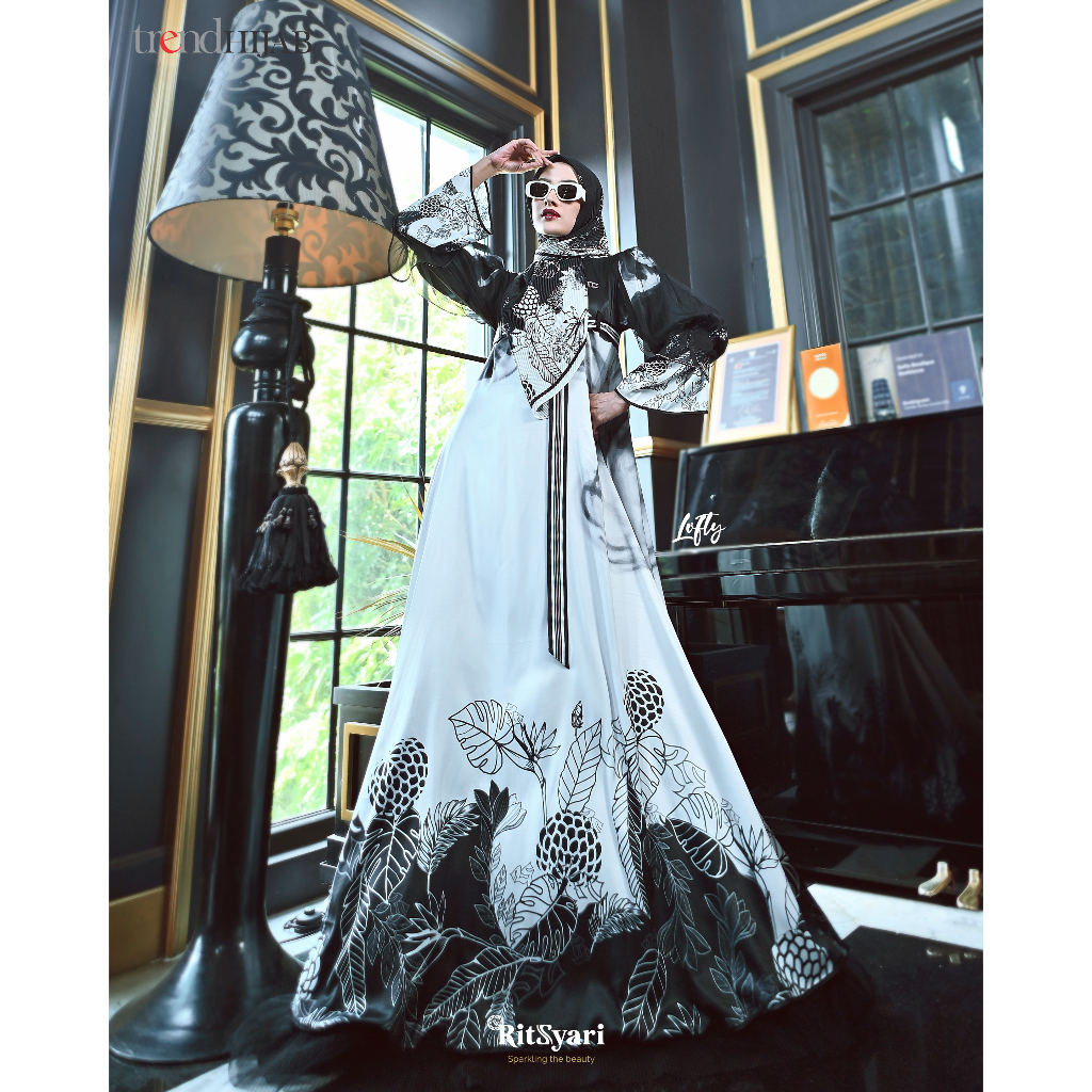 RITZ SYARI - SET DRESS LOFTY "TREND HIJAB FASHION 2023"