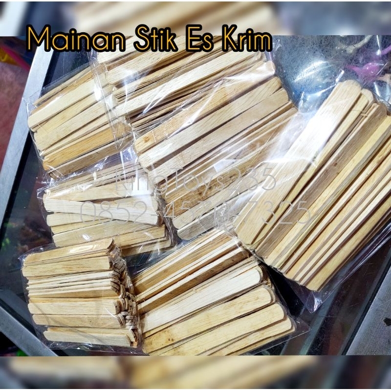 Mainan Stik Es Krim Stick Ice Cream Mewarnai Per Bungkus Tugas Sekolah Miniatur Pagar Kesenian Art T