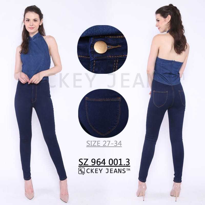 COD - Celana Jeans dan rok jeans ckey ORI wanita realpic