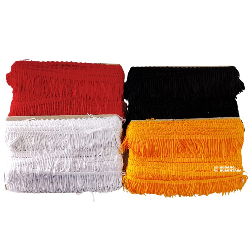 [ Meteran ] Renda sampur / renda gombyok / renda rumbai