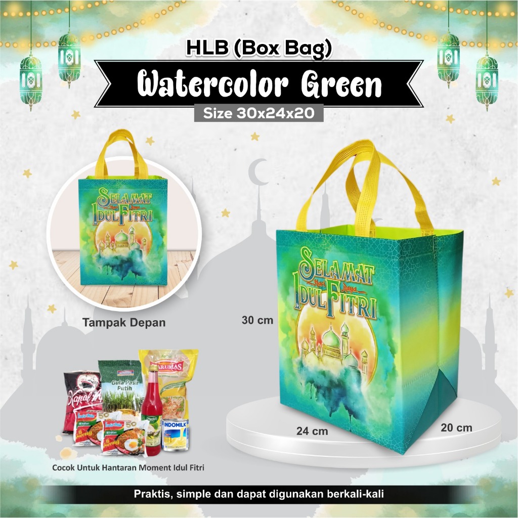 

Goodie Bag Lebaran | Tas Hampers Idul Fitri | Tas Parcel Lebaran Laminasi 30x24x20