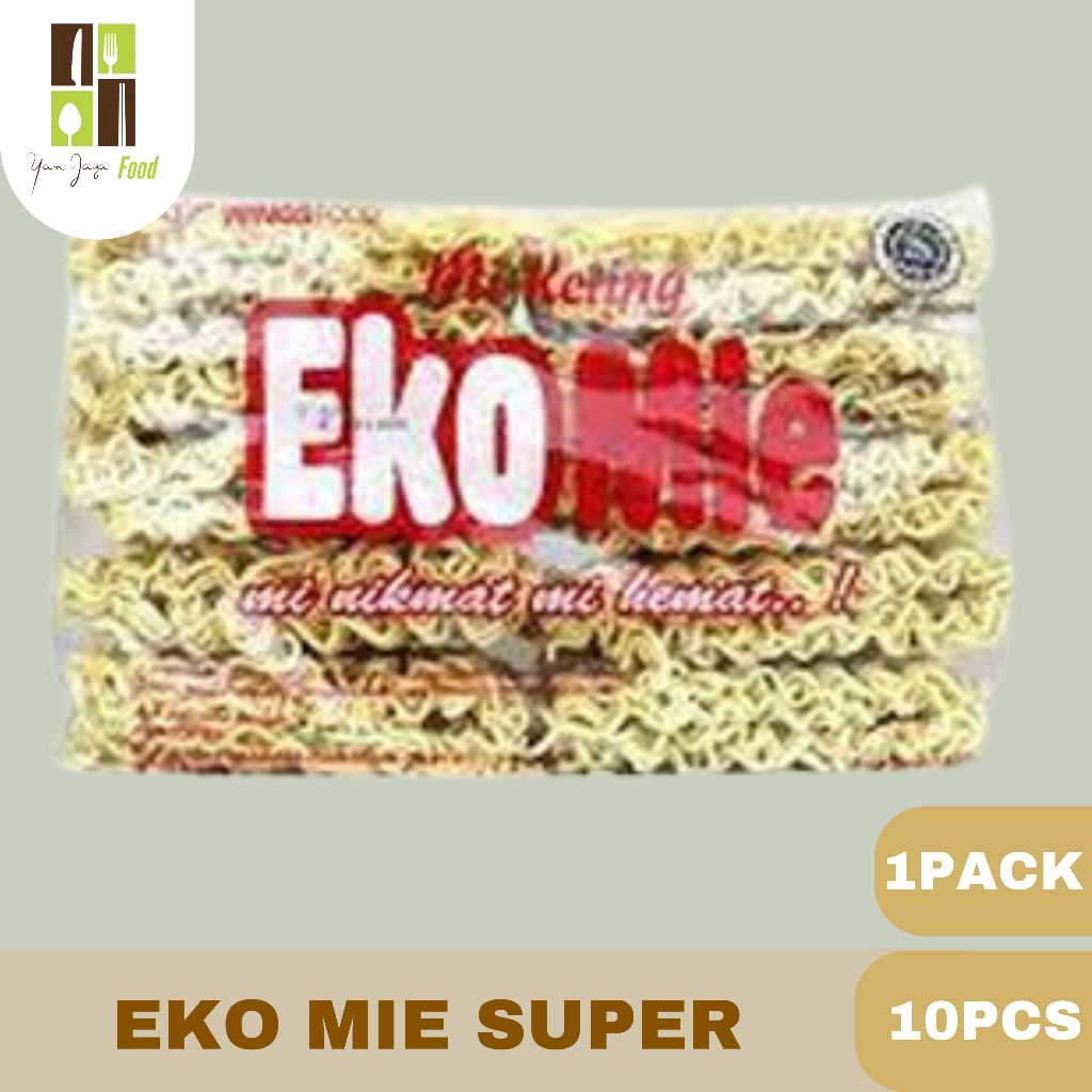 

Eko Mie / Mie Super / Mie Kering / Kemasan 1 Pack [ isi 10 Pcs ]