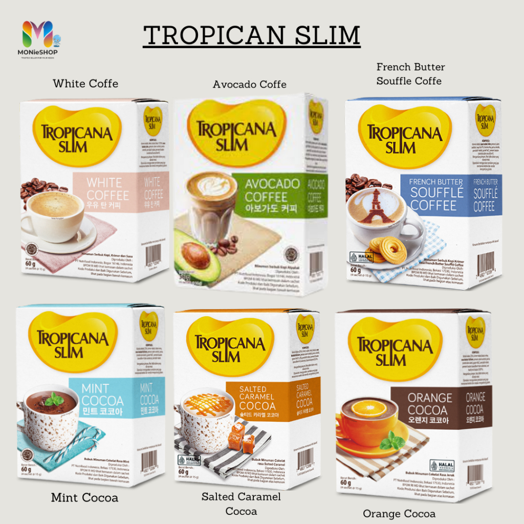 

MONIESHOP - Tropicana Slim White Coffee / Mint Cocoa