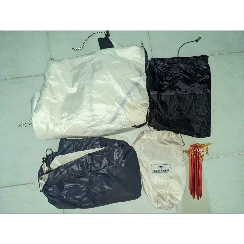 tarp tent black sherpa moska pro 1p