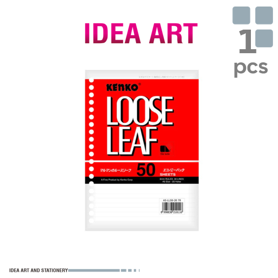 

Kertas Binder Loose Leaf A5 Isi 50 Bergaris Kenko
