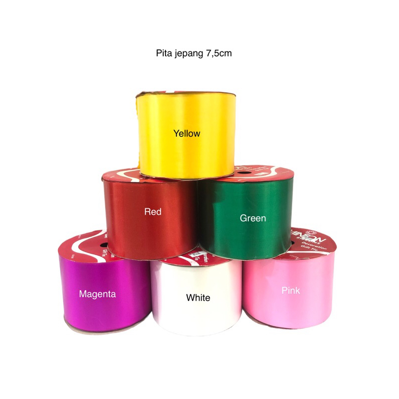 

pita jepang polos 7.5cm