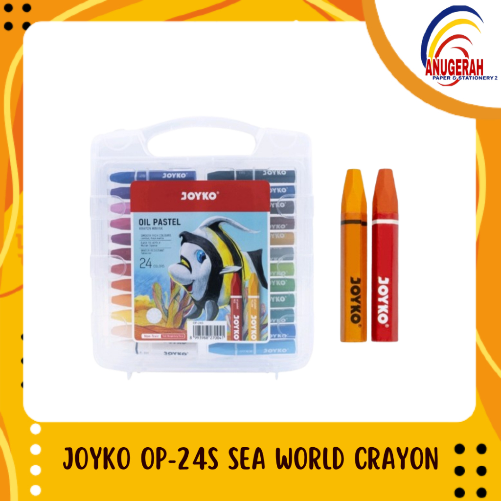 

JOYKO OP-24S SEA WORLD CRAYON (PCS)