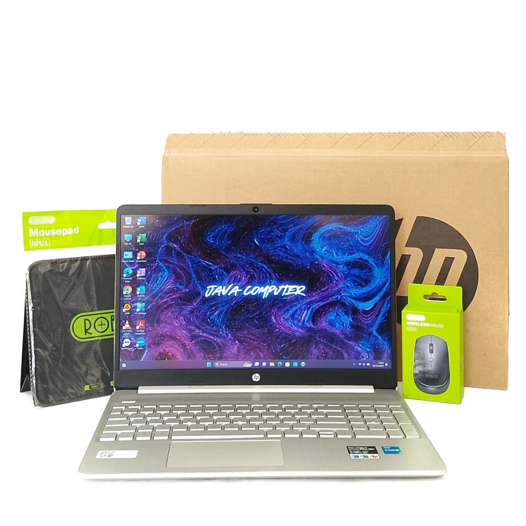 HP 15s-fq2705TU Intel Core i3-1115G4 RAM 8GB DDR4 SSD 512GB seken