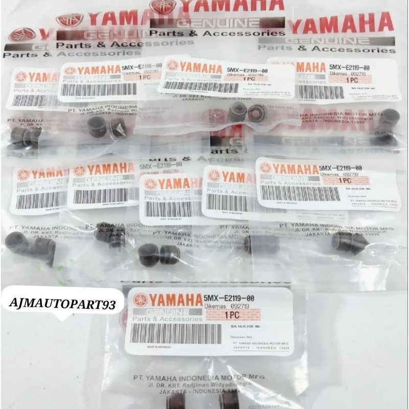 GROSIR ( 10 PCS ) SEAL KLEP SIL KLEP YAMAHA MIO SPOPRTY/SMALE NOUVO FINO MIO SOUL KARBU ORI 5MX