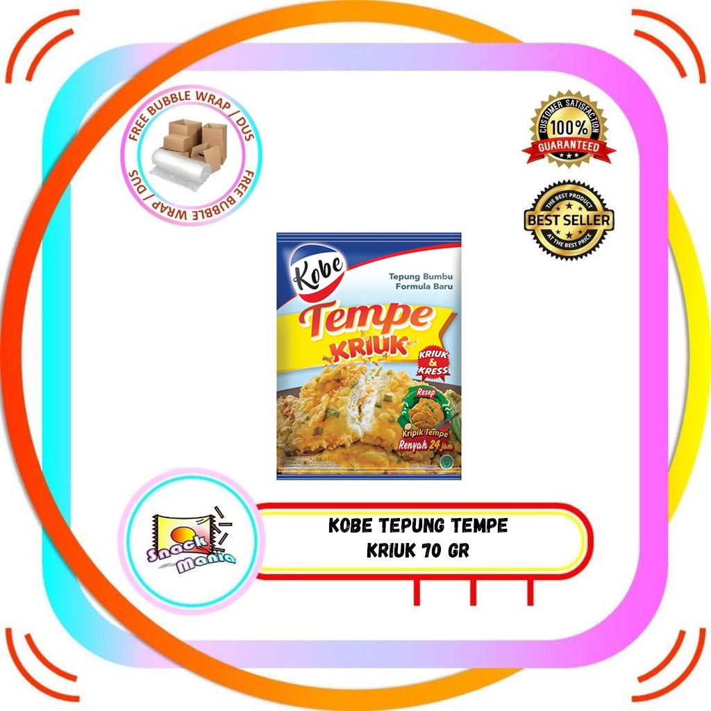 

Kobe Tepung Bumbu Tempe Goreng Kriuk ~ 70 gr