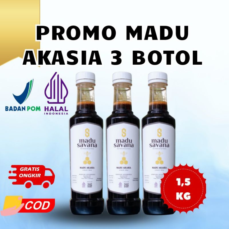 

Madu Savana Nectar Akacia Beli 1 Gratis 2 Promo Akhir Tahun