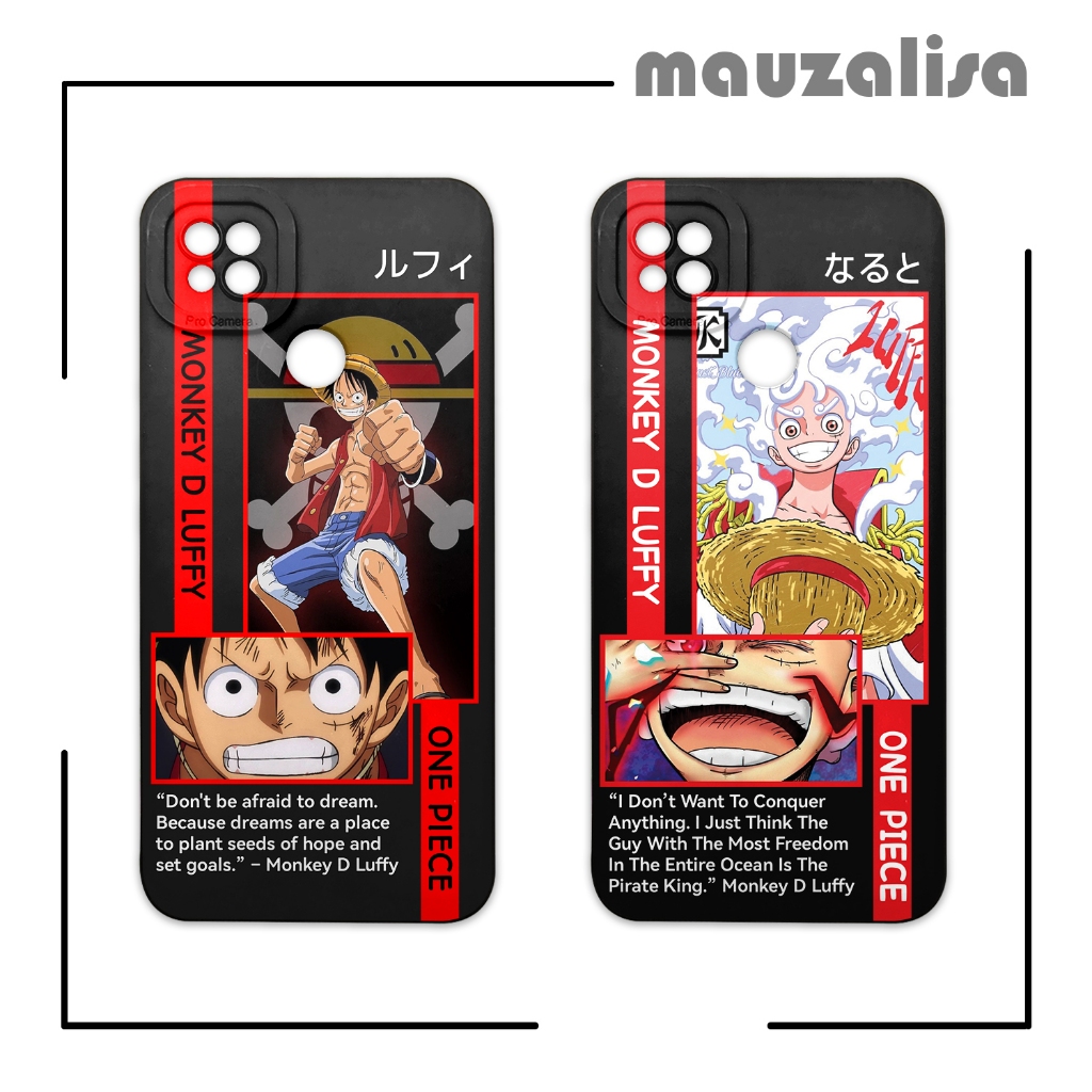 Case Hp Oppo A15 A15s A35 Motif Gambar Anime - Casing Model Karun - Softcase Pola One Piece