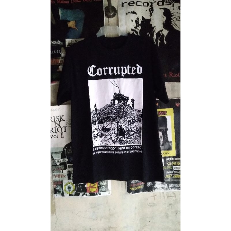 kaos musik kaos band CORRUPTED