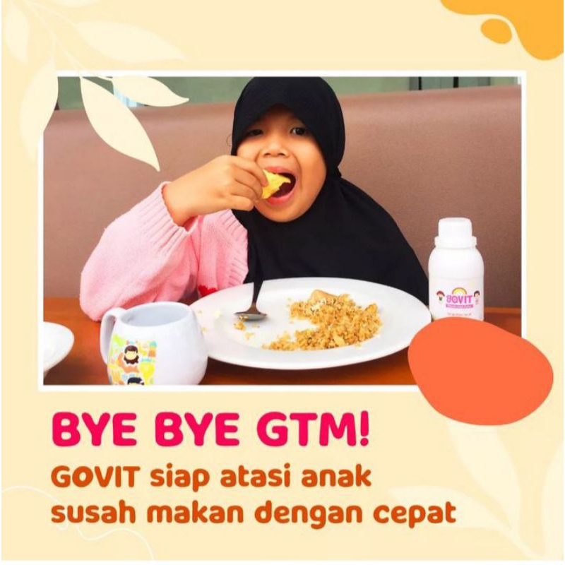 GOVIT VITAMIN HERBAL PENAMBAH NAFSU MAKAN ANAK ANTI GTM