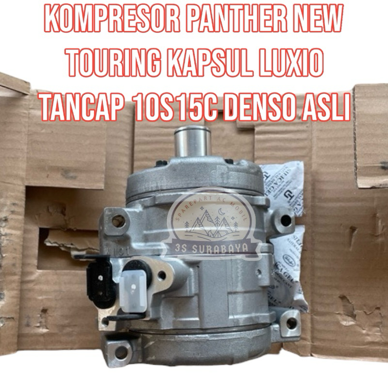 Kompresor Panther New Touring Kapsul Luxio 10S15C Denso asli Ac Mobil (Baru/New) Compressor