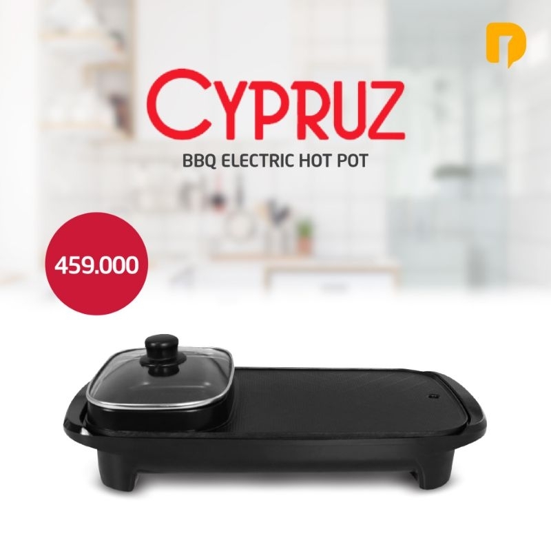 Cypruz Electric BBQ Hotpot